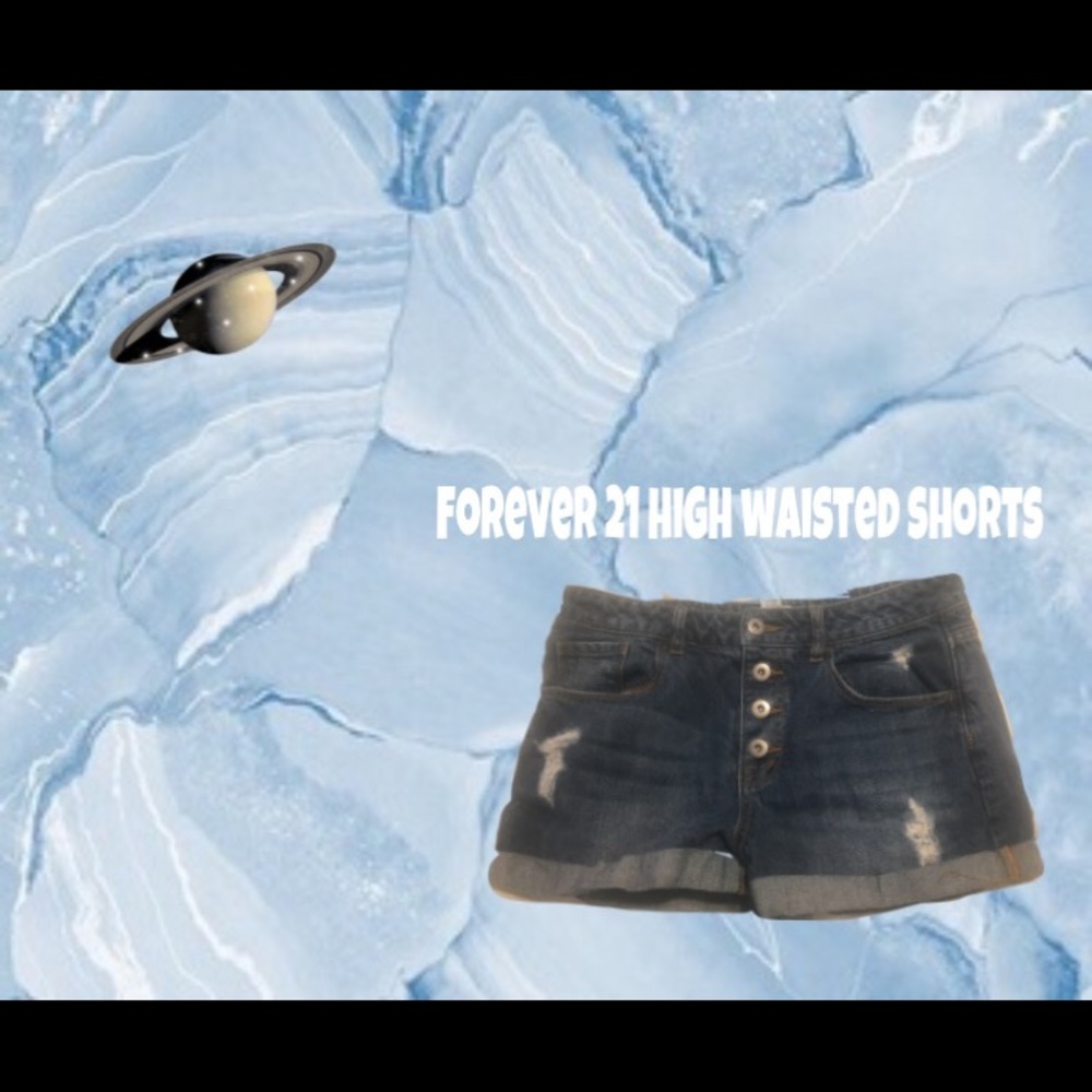 High waisted shorts